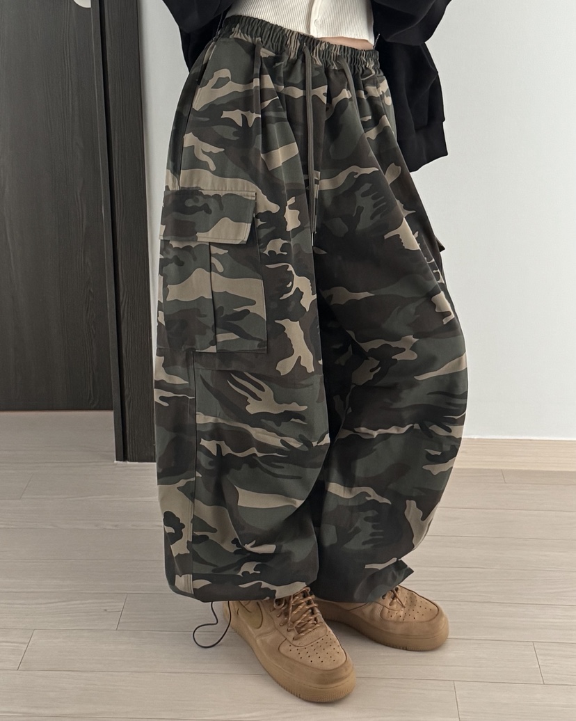 OKIE東大門㊣實拍女裝新品時尚25秋冬推薦熱賣休閑人氣休閑褲OKIE休閑褲圖色1