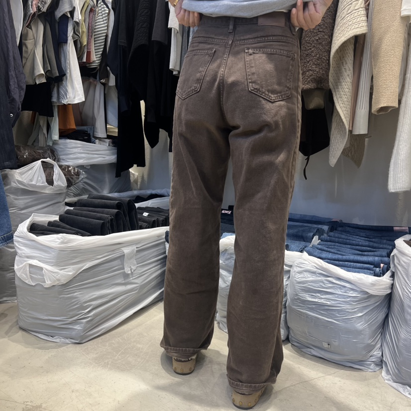 RIAH東大門㊣直郵女士新款25秋冬休閑推薦職業真品人氣牛仔褲RIAH牛仔褲