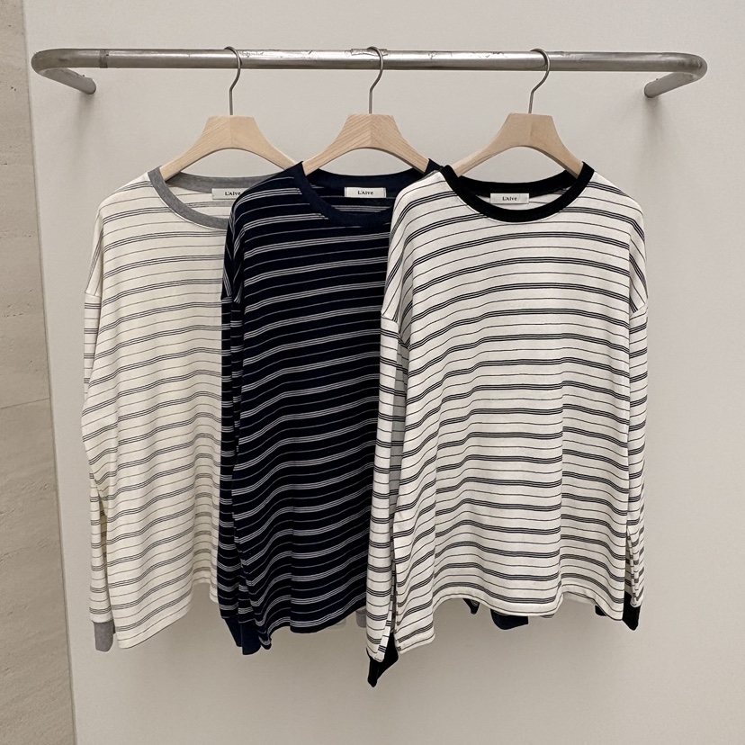 LAIVE東大門㊣實拍女裝新款人氣推薦25秋冬時尚熱賣長袖T恤LAIVE長袖T恤