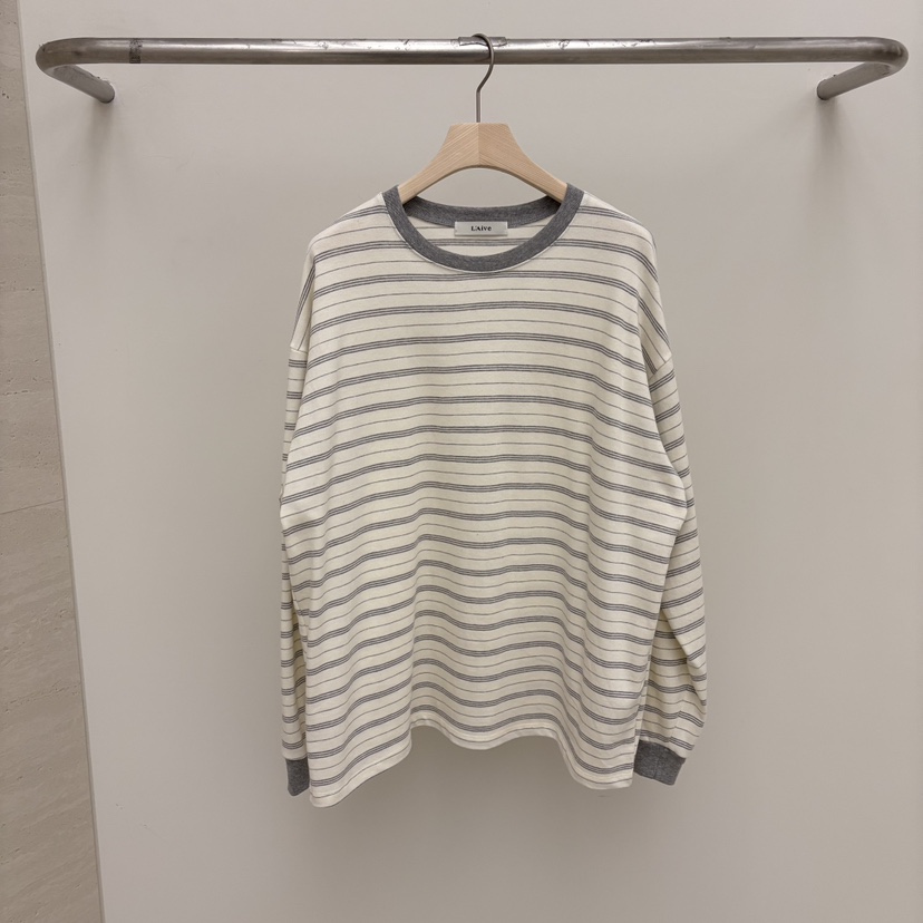 LAIVE東大門㊣實拍女裝新款人氣推薦25秋冬時尚熱賣長袖T恤LAIVE長袖T恤圖色3灰色