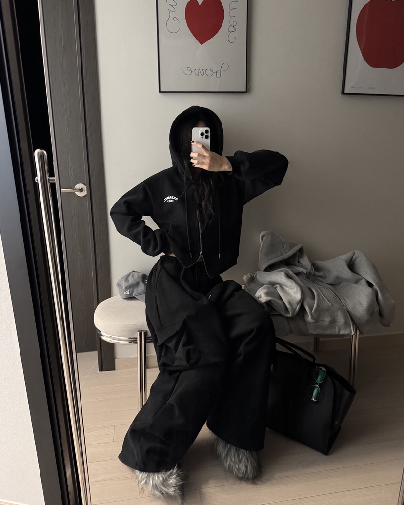 OKIE東大門㊣直郵女裝新款人氣25秋冬時尚真品套裝兩件套套裝OKIE套裝