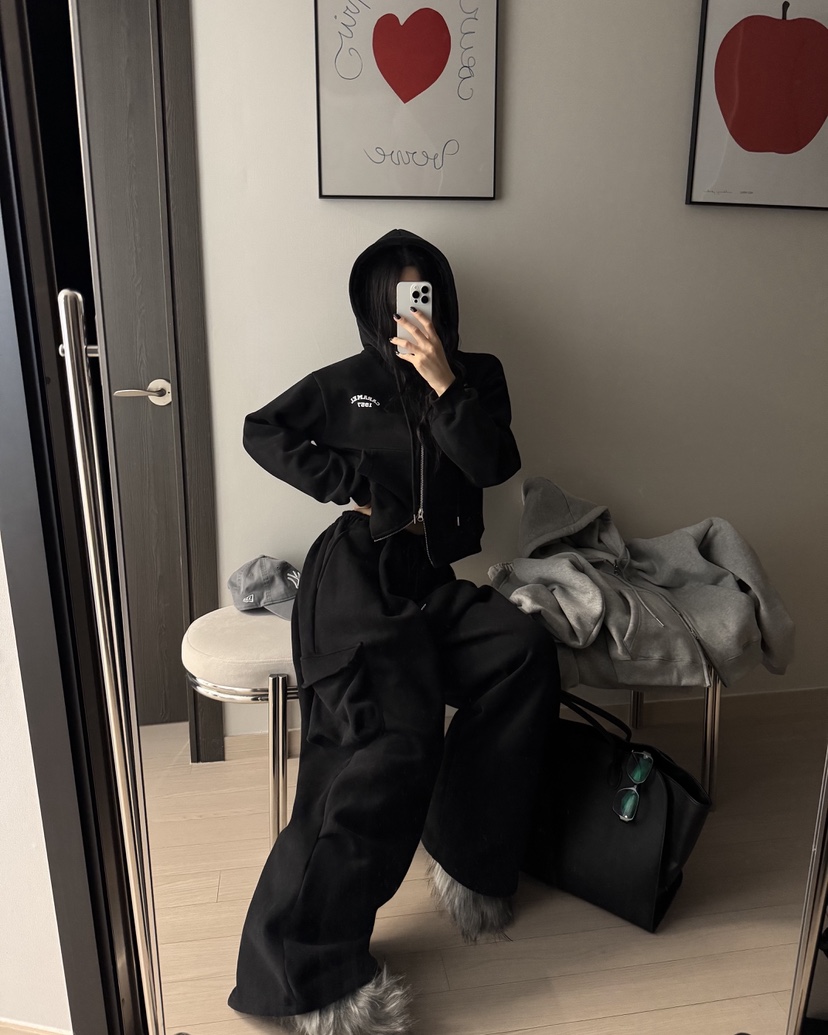 OKIE東大門㊣直郵女裝新款人氣25秋冬時尚真品套裝兩件套套裝OKIE套裝