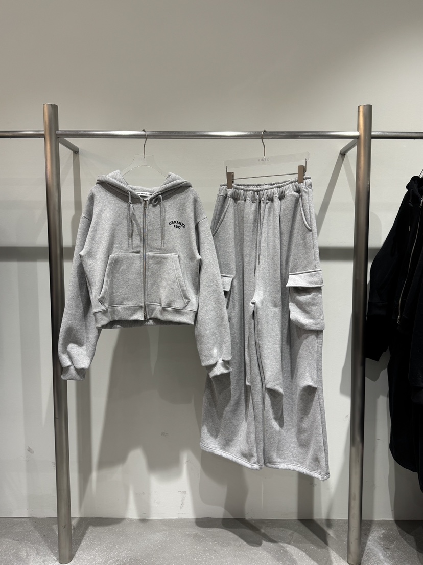 OKIE東大門㊣直郵女裝新款人氣25秋冬時尚真品套裝兩件套套裝OKIE套裝圖色1