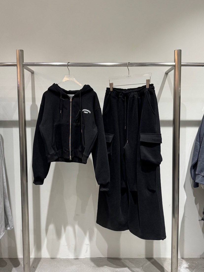 OKIE東大門㊣直郵女裝新款人氣25秋冬時尚真品套裝兩件套套裝OKIE套裝圖色2