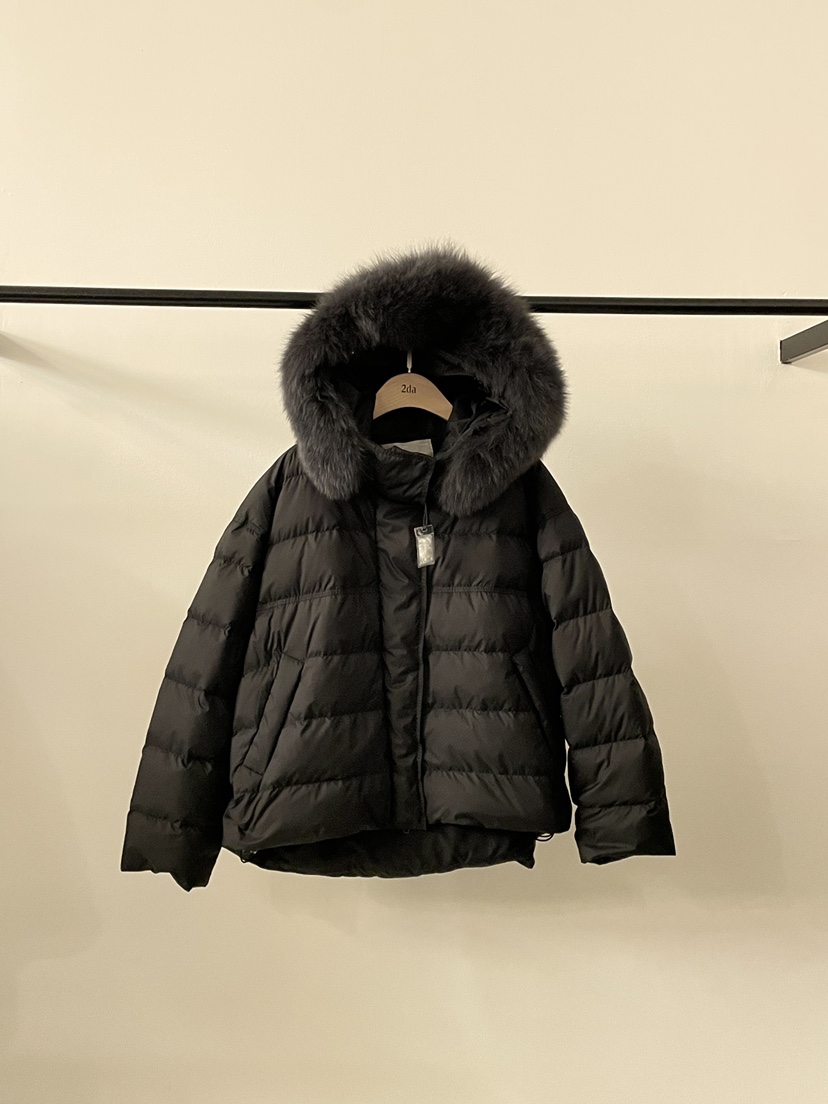2DA/DARIMI-P東大門㊣實拍女裝新款真品人氣25秋冬短款羽絨服2DA/DARIMI-P短款羽絨服圖色3黑色