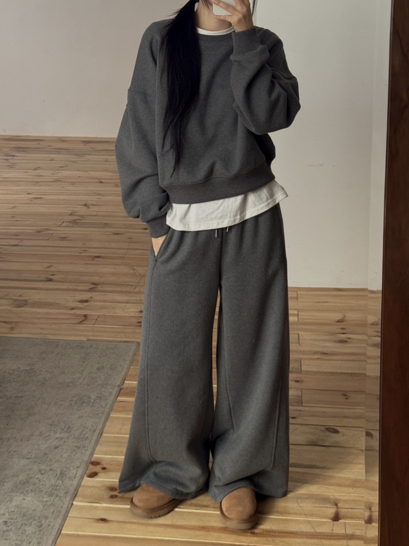 LONG PEAK東大門㊣直郵女士新款25秋冬休閑人氣休閑褲加絨LONG PEAK休閑褲