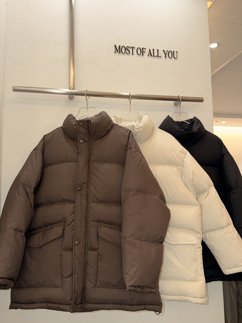 MOST OF ALL U韓國直郵㊣女裝新品推薦短款羽絨服填充鴨絨MOST OF ALL U短款羽絨服