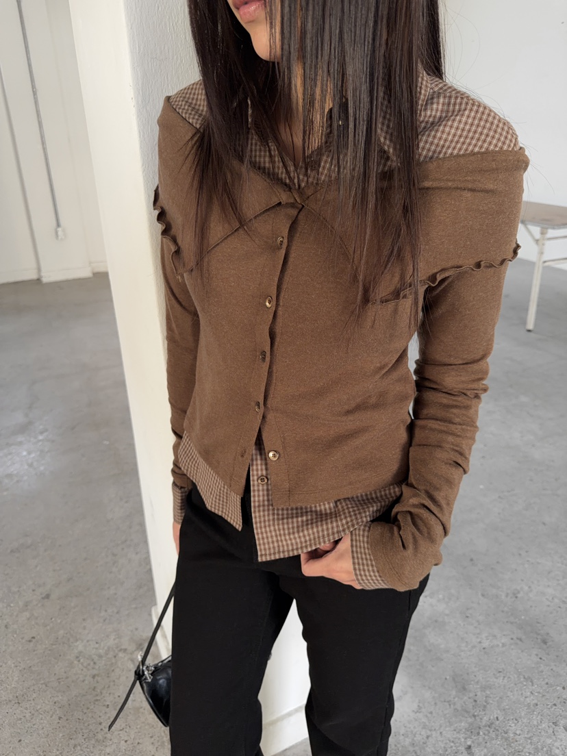 ACME東大門㊣實拍女士新品熱賣25秋冬人氣推薦真品襯衫蕾絲衫ACME襯衫/蕾絲衫