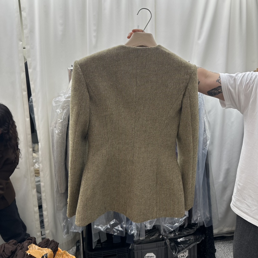 ONEBYTWO東大門㊣實拍女士新款時尚推薦休閑熱賣職業25秋冬夾克ONE BY TWO夾克