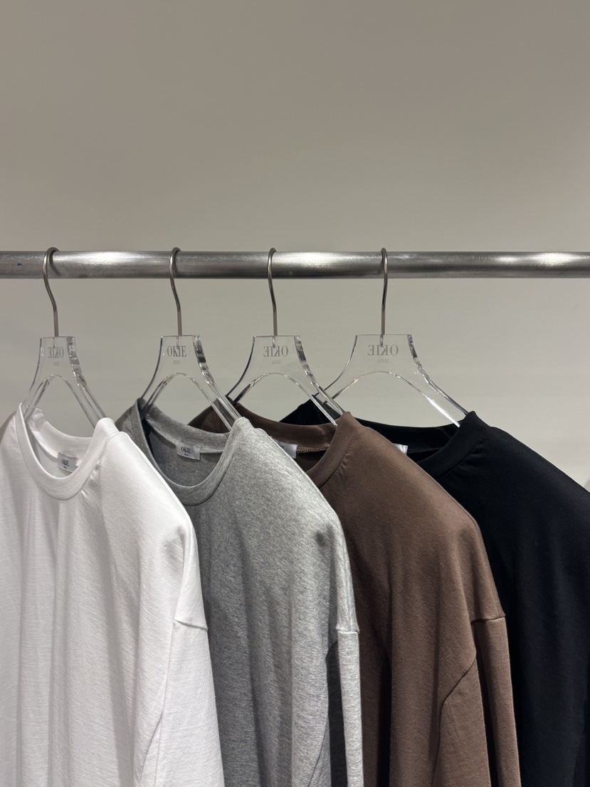 OKIE東大門㊣代購女士新款時尚推薦職業真品25秋冬熱賣休閑T恤OKIET恤