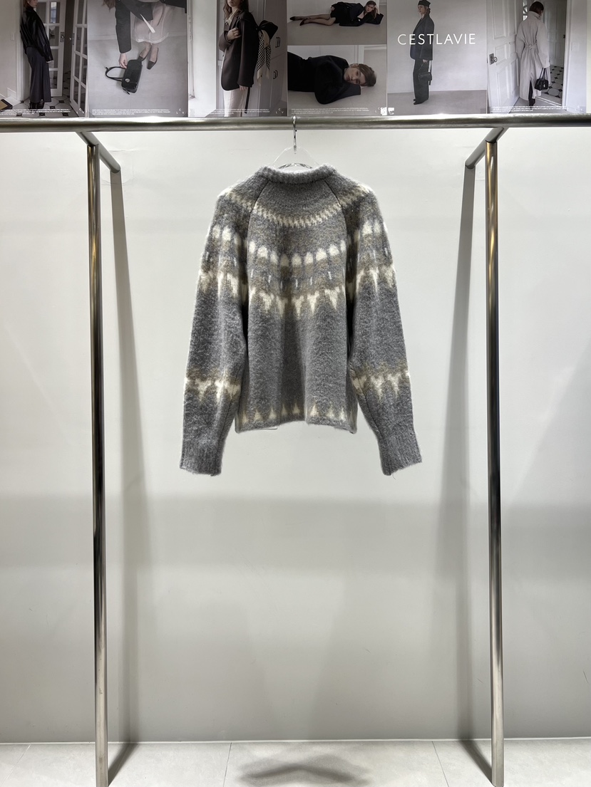 CESTLAVIE韓國直郵㊣女裝新款熱賣休閑25秋冬時尚針織衫開衫CESTLAVIE針織衫