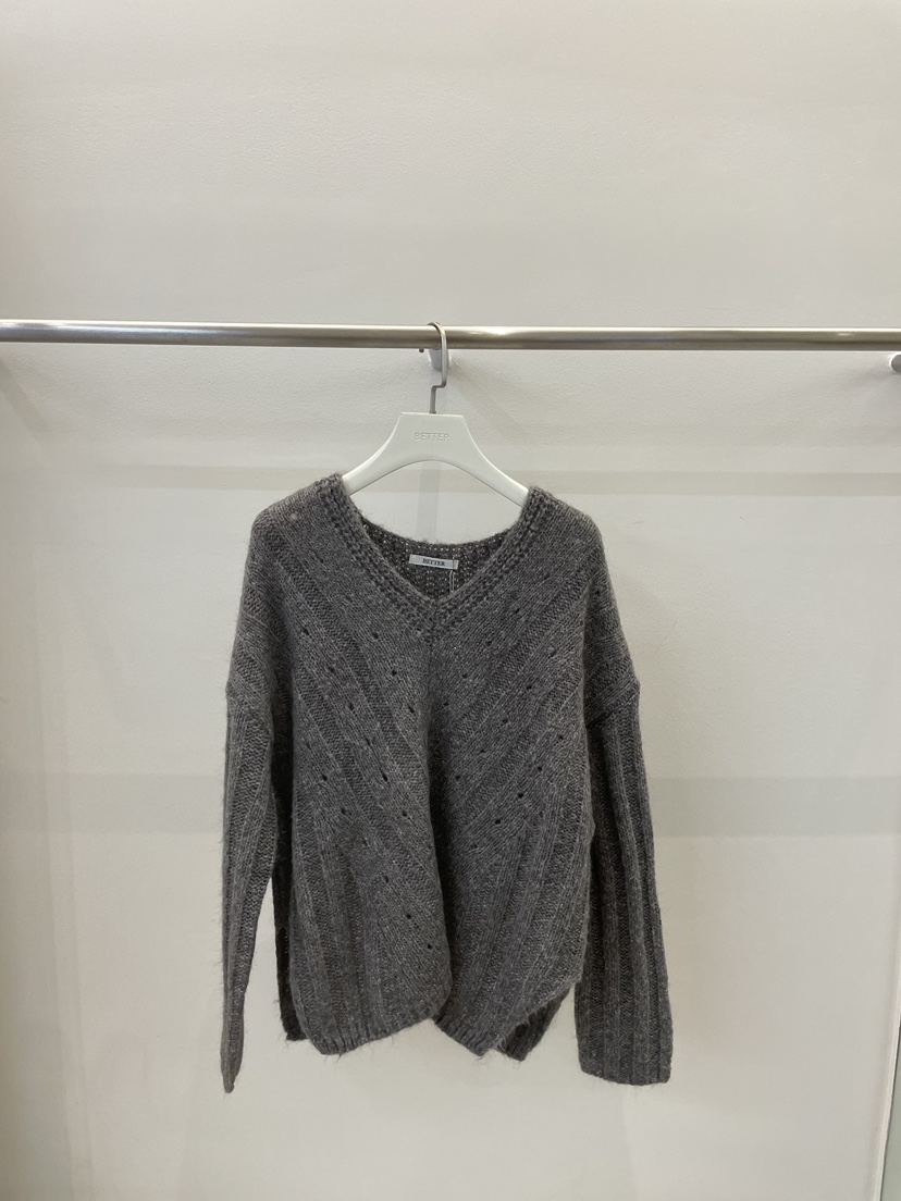 BETTER韓國直郵㊣女士新款25秋冬休閑人氣職業時尚熱賣針織衫BETTER針織衫圖色2