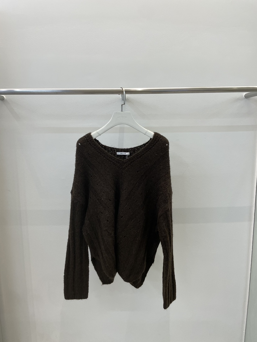 BETTER韓國直郵㊣女士新款25秋冬休閑人氣職業時尚熱賣針織衫BETTER針織衫圖色3