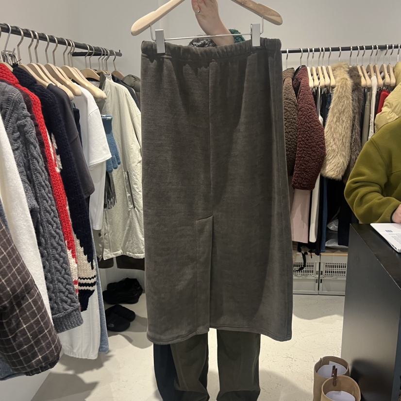 PLATE東大門㊣代購女士新品25秋冬推薦職業時尚真品熱賣長裙PLATE長裙