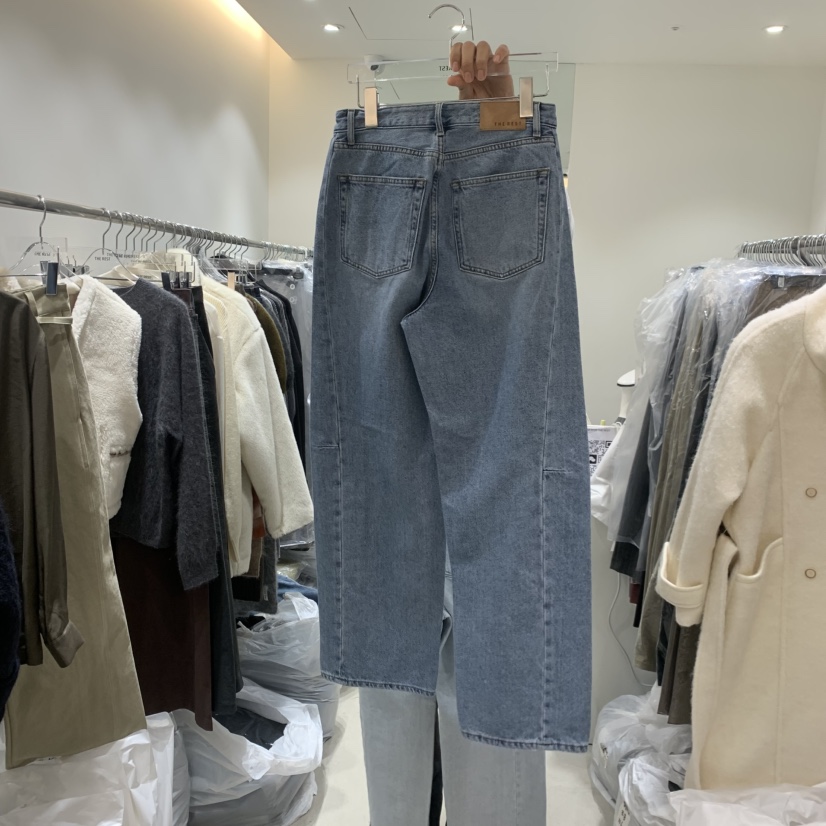 THE REST東大門㊣直郵女裝新品人氣25秋冬休閑推薦真品牛仔褲THE REST/UNNOEUD牛仔褲