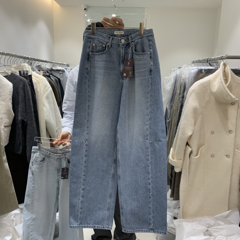 THE REST東大門㊣直郵女裝新品人氣25秋冬休閑推薦真品牛仔褲THE REST/UNNOEUD牛仔褲圖色2