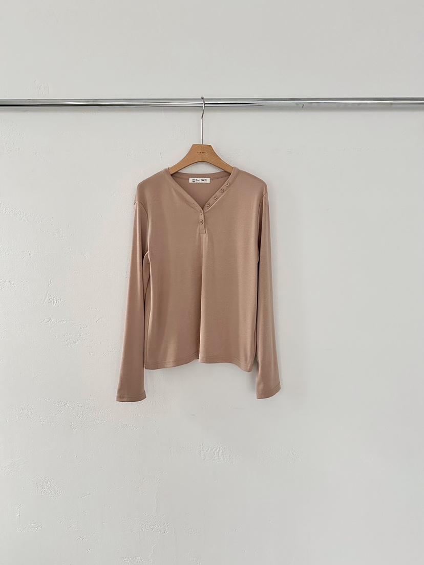 2ND GATE韓國直郵㊣女裝新款人氣時尚真品休閑25秋冬長袖T恤2ND GATE長袖T恤圖色4