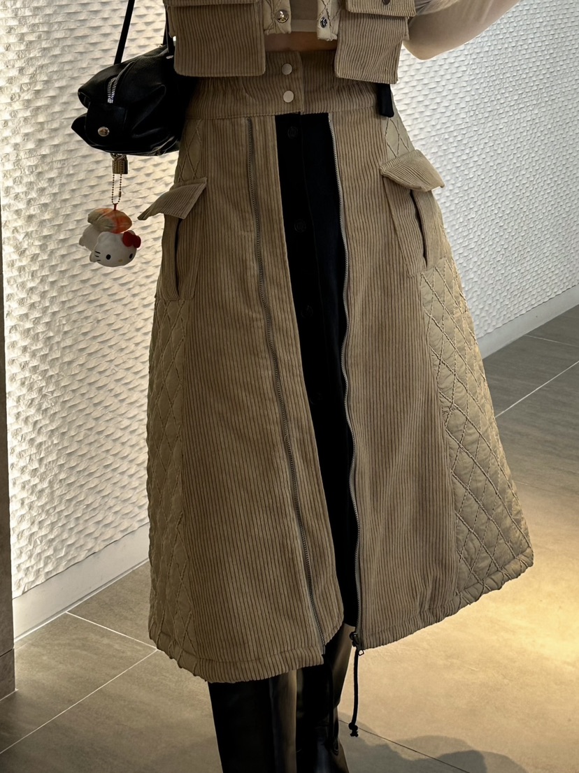 81 MARKET-L東大門㊣實拍女裝新款休閑推薦25秋冬真品長裙81 MARKET-L長裙