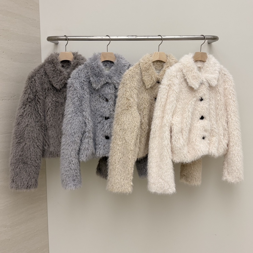 LAIVE韓國代購㊣女裝新款熱賣真品推薦人氣休閑時尚短款大衣LAIVE短款大衣