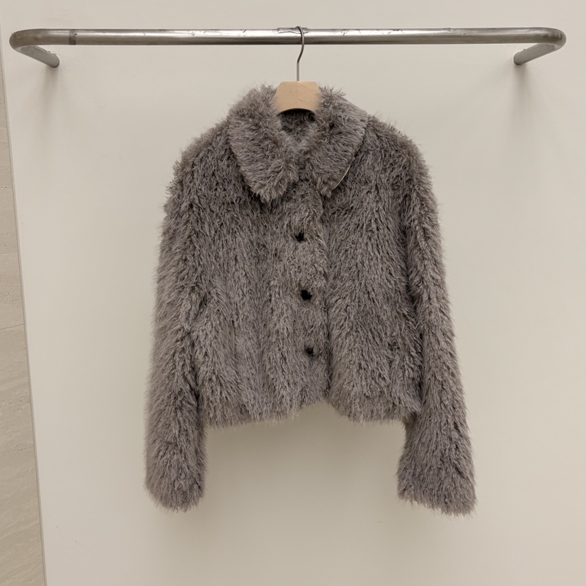 LAIVE韓國代購㊣女裝新款熱賣真品推薦人氣休閑時尚短款大衣LAIVE短款大衣圖色2