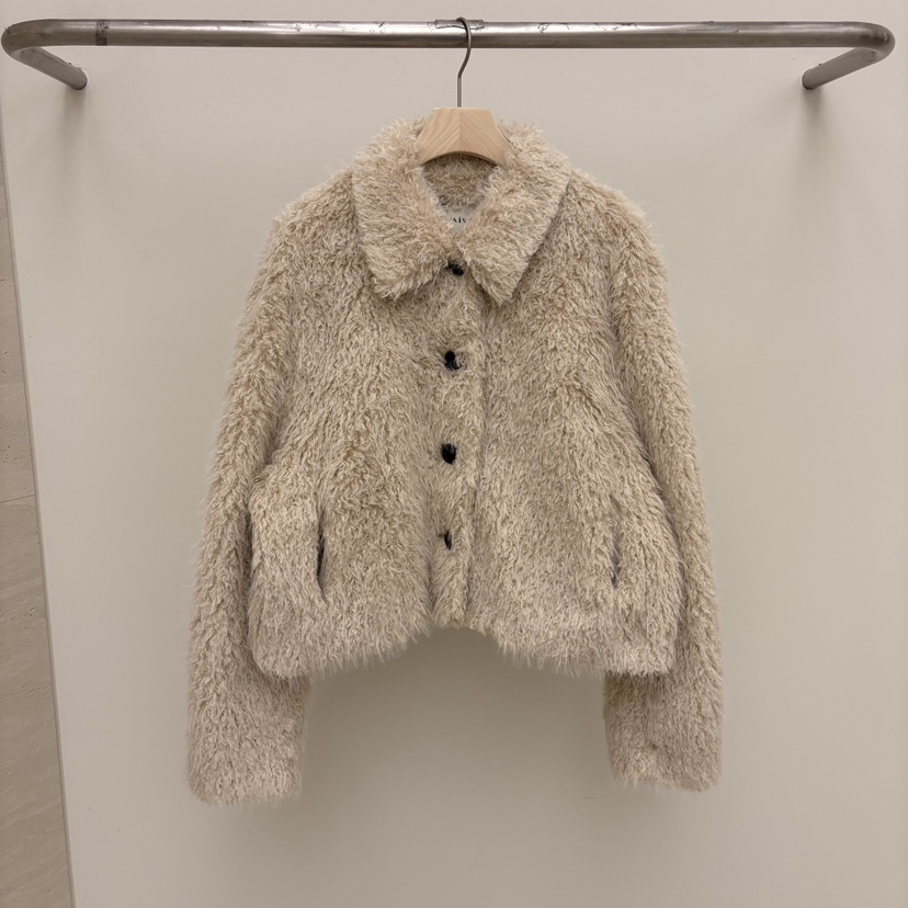 LAIVE韓國代購㊣女裝新款熱賣真品推薦人氣休閑時尚短款大衣LAIVE短款大衣圖色3