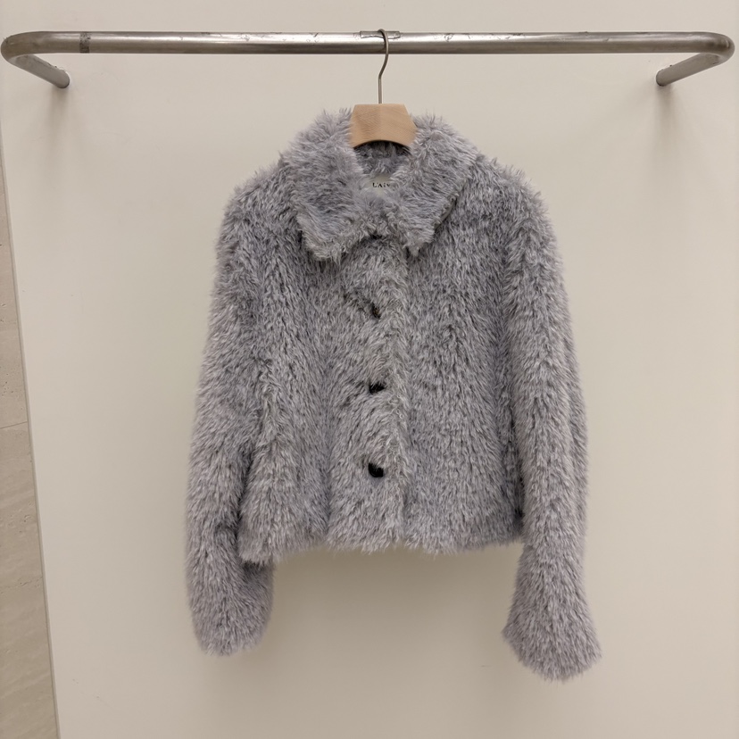 LAIVE韓國代購㊣女裝新款熱賣真品推薦人氣休閑時尚短款大衣LAIVE短款大衣圖色4