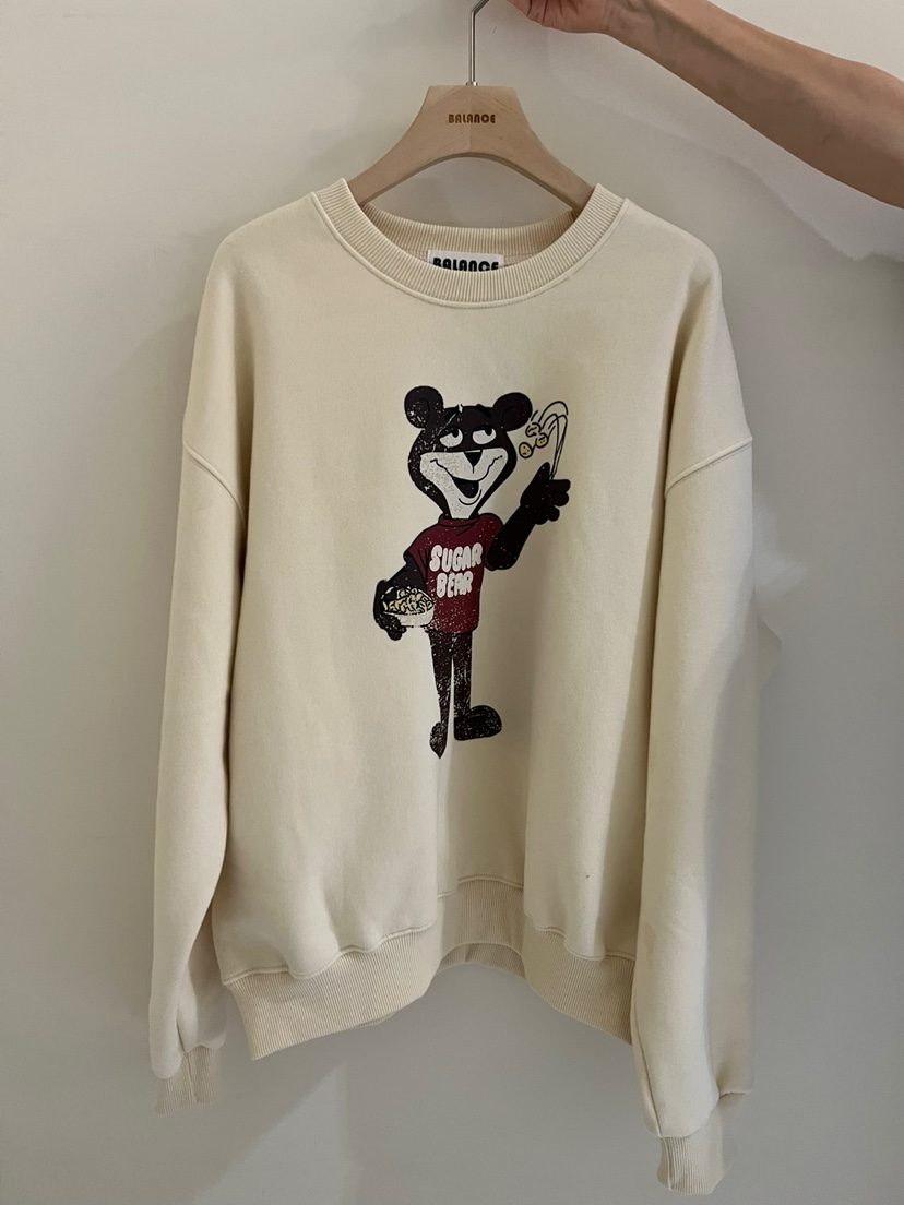 BALANCE東大門㊣直郵女士新款休閑職業推薦真品衛衣毛皮加絨BALANCE衛衣圖色1