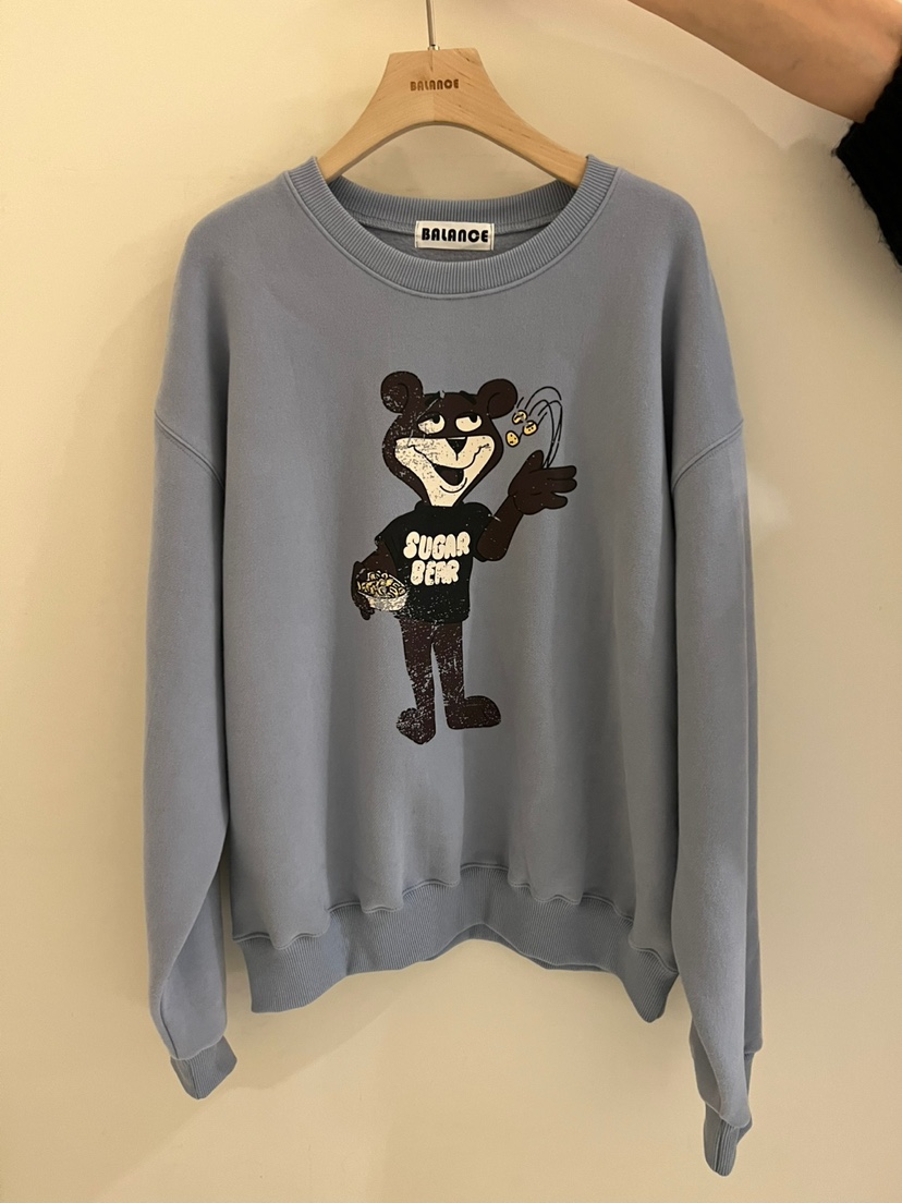 BALANCE東大門㊣直郵女士新款休閑職業推薦真品衛衣毛皮加絨BALANCE衛衣圖色2