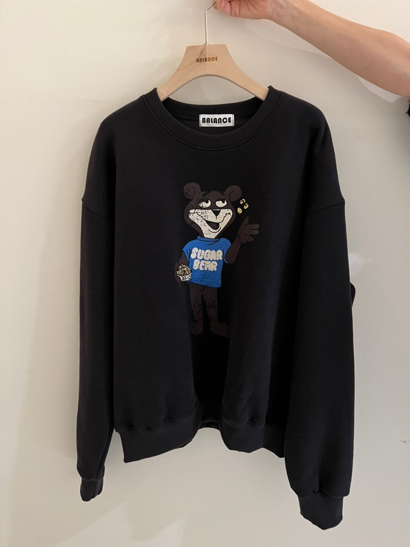 BALANCE東大門㊣直郵女士新款休閑職業推薦真品衛衣毛皮加絨BALANCE衛衣圖色3