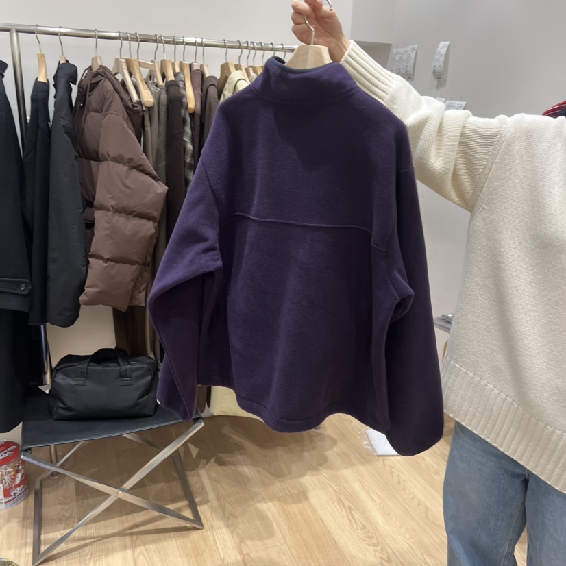 HAUS-A韓國直郵㊣女士新款25秋冬時尚熱賣推薦人氣衛衣抓絨HAUS-A衛衣