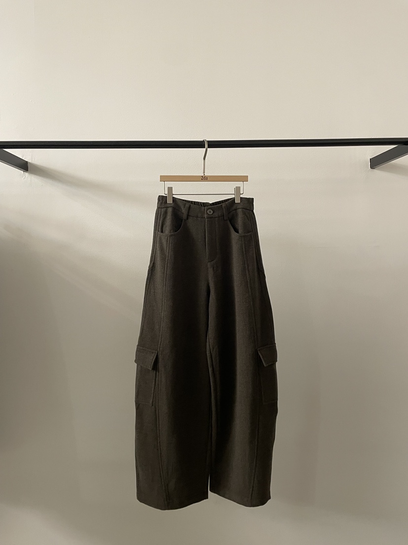 2DA/DARIMI-P韓國代購㊣女裝新款職業推薦時尚休閑褲加絨2DA/DARIMI-P休閑褲圖色3棕色