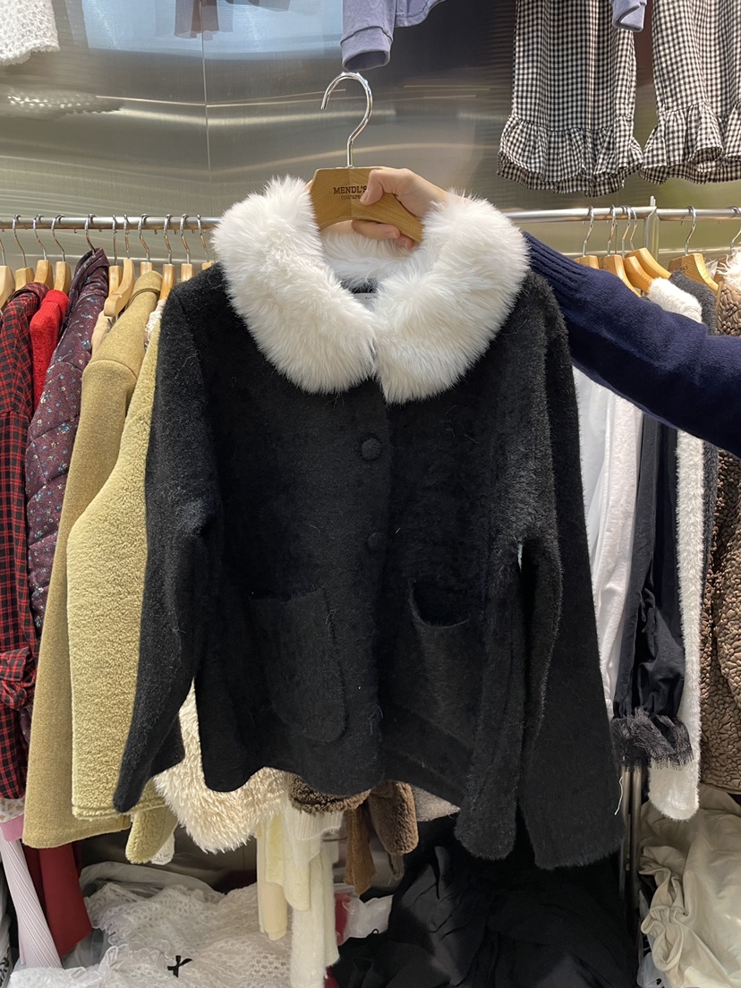 MENDL S東大門㊣代購女士新品25秋冬真品時尚休閑人氣針織衫MENDL S針織衫圖色3