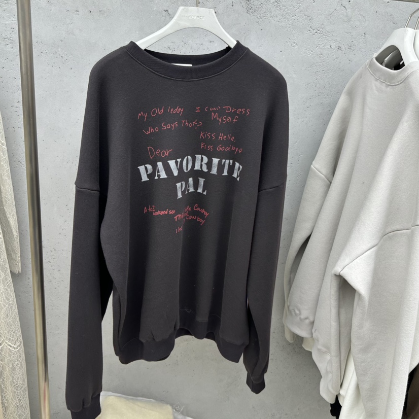 SIXTEEN東大門㊣代購女裝新款推薦25秋冬人氣時尚職業休閑衛衣SIXTEEN衛衣圖色3