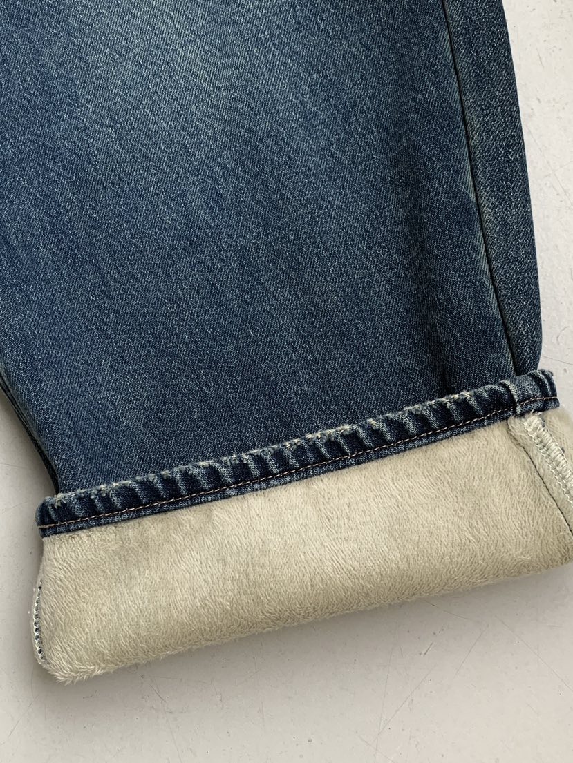 DAVICHI東大門㊣直郵女裝新款人氣真品牛仔褲含隨機腰帶羊毛DAVICHI牛仔褲