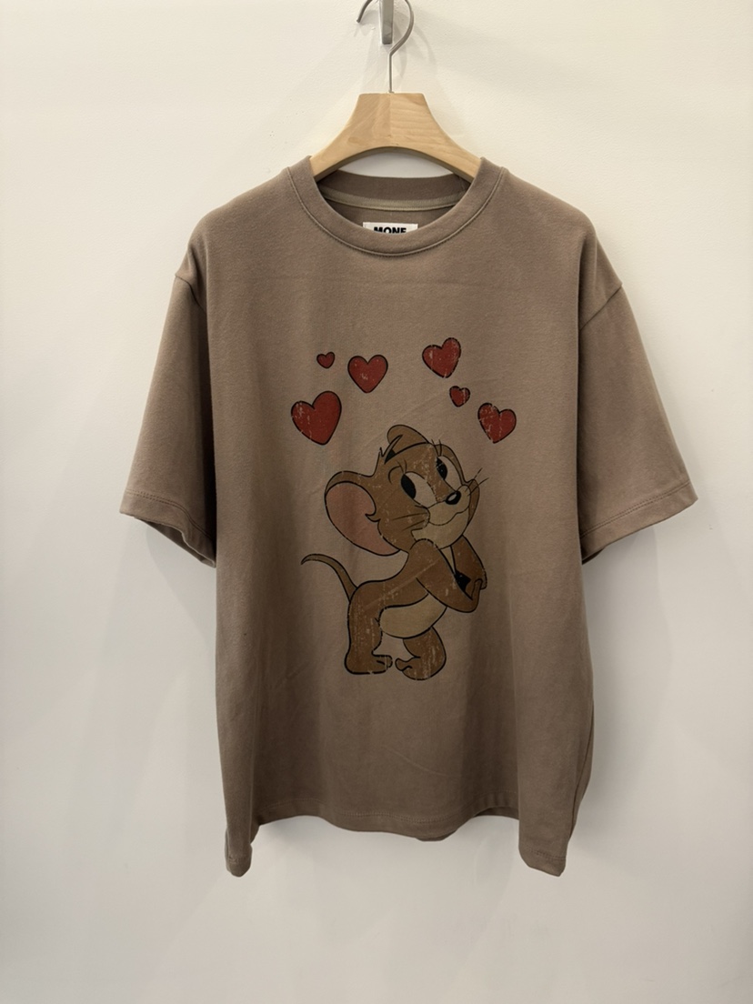 MONE-A東大門㊣直郵女裝新品休閑真品時尚熱賣職業推薦T恤MONE-AT恤圖色2