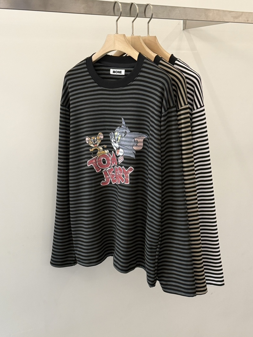 MONE-A韓國代購㊣女裝新款時尚推薦休閑人氣熱賣職業長袖T恤MONE-A長袖T恤