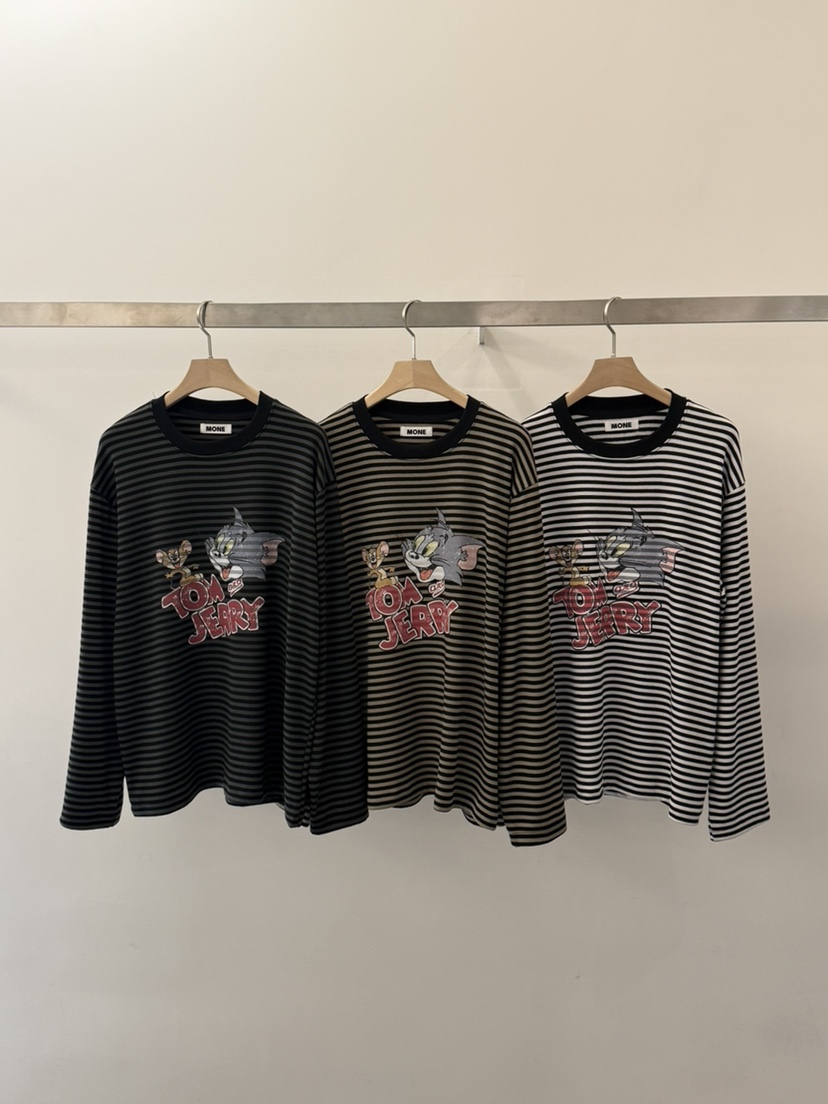 MONE-A韓國代購㊣女裝新款時尚推薦休閑人氣熱賣職業長袖T恤MONE-A長袖T恤