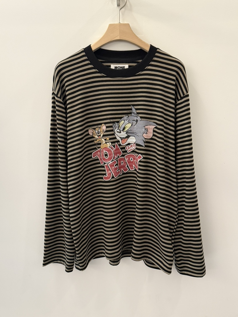 MONE-A韓國代購㊣女裝新款時尚推薦休閑人氣熱賣職業長袖T恤MONE-A長袖T恤圖色2