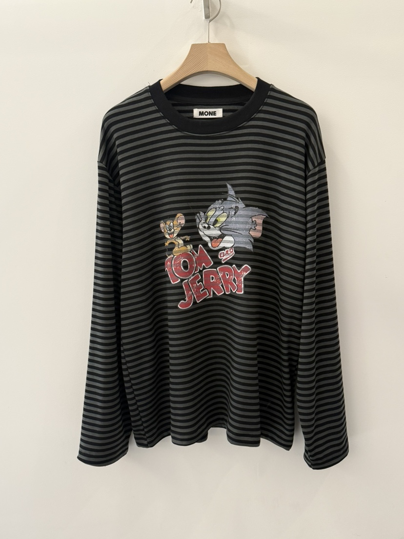 MONE-A韓國代購㊣女裝新款時尚推薦休閑人氣熱賣職業長袖T恤MONE-A長袖T恤圖色3