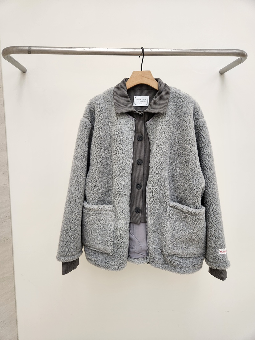 BLACK RIBBON-A東大門㊣實拍女裝新品職業時尚休閑25秋冬夾克BLACK RIBBON-A夾克圖色2