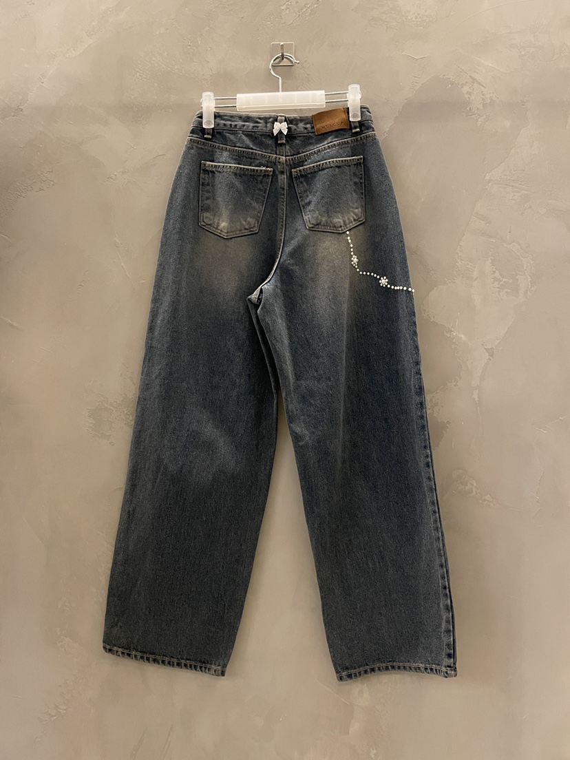 MULCUP韓國直郵㊣女裝新品人氣休閑真品推薦熱賣時尚牛仔褲MULCUP牛仔褲