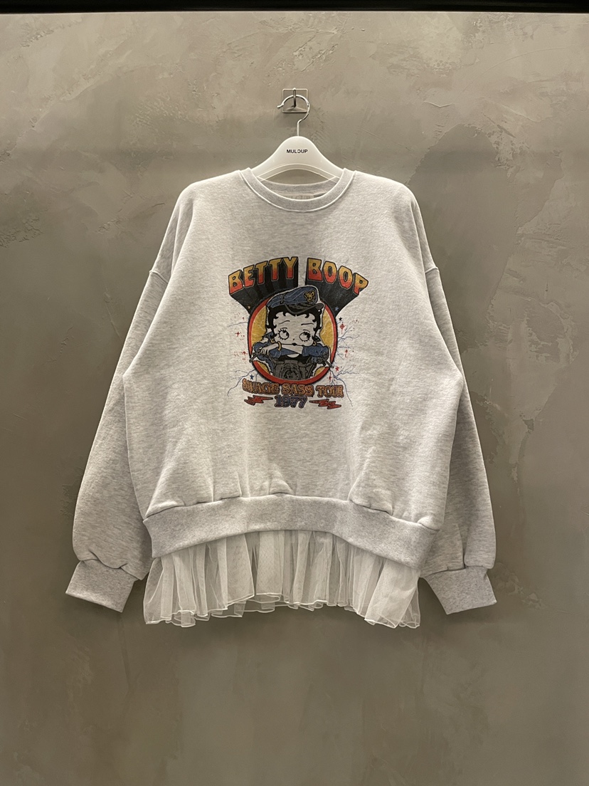 MULCUP韓國直郵㊣女士新品人氣休閑熱賣時尚職業推薦25秋冬衛衣MULCUP衛衣圖色1