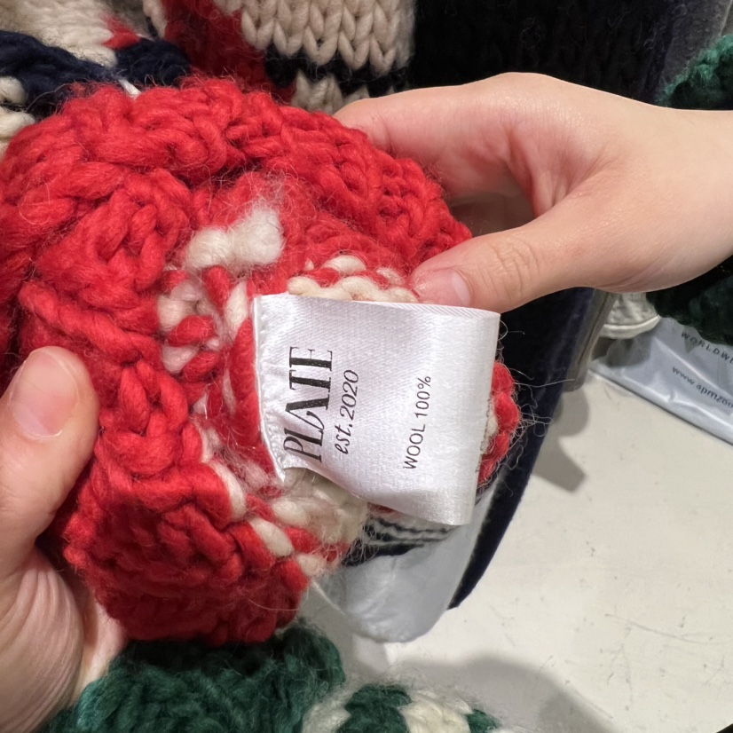 PLATE東大門㊣代購女裝新品25秋冬職業休閑時尚真品推薦毛衣PLATE毛衣