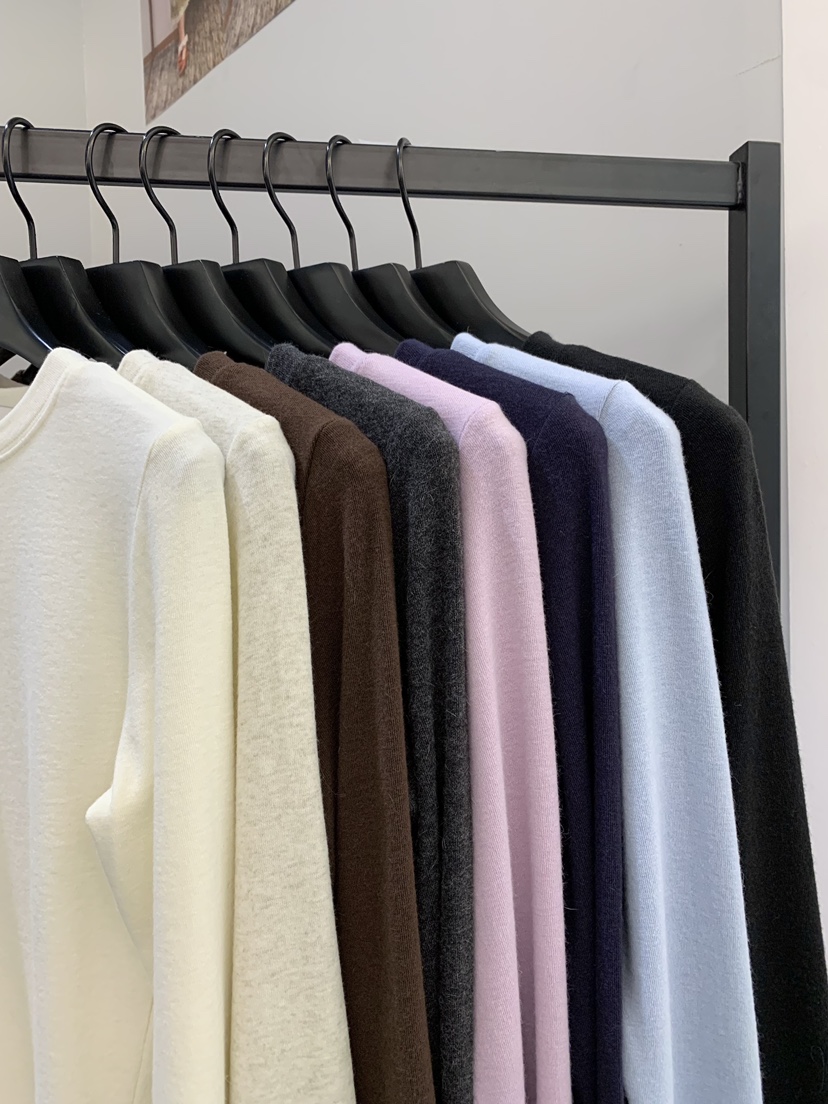 SOFTNESS東大門㊣直郵女士新款熱賣真品長袖T恤安哥拉羊毛保暖Softness/Cosmic長袖T恤