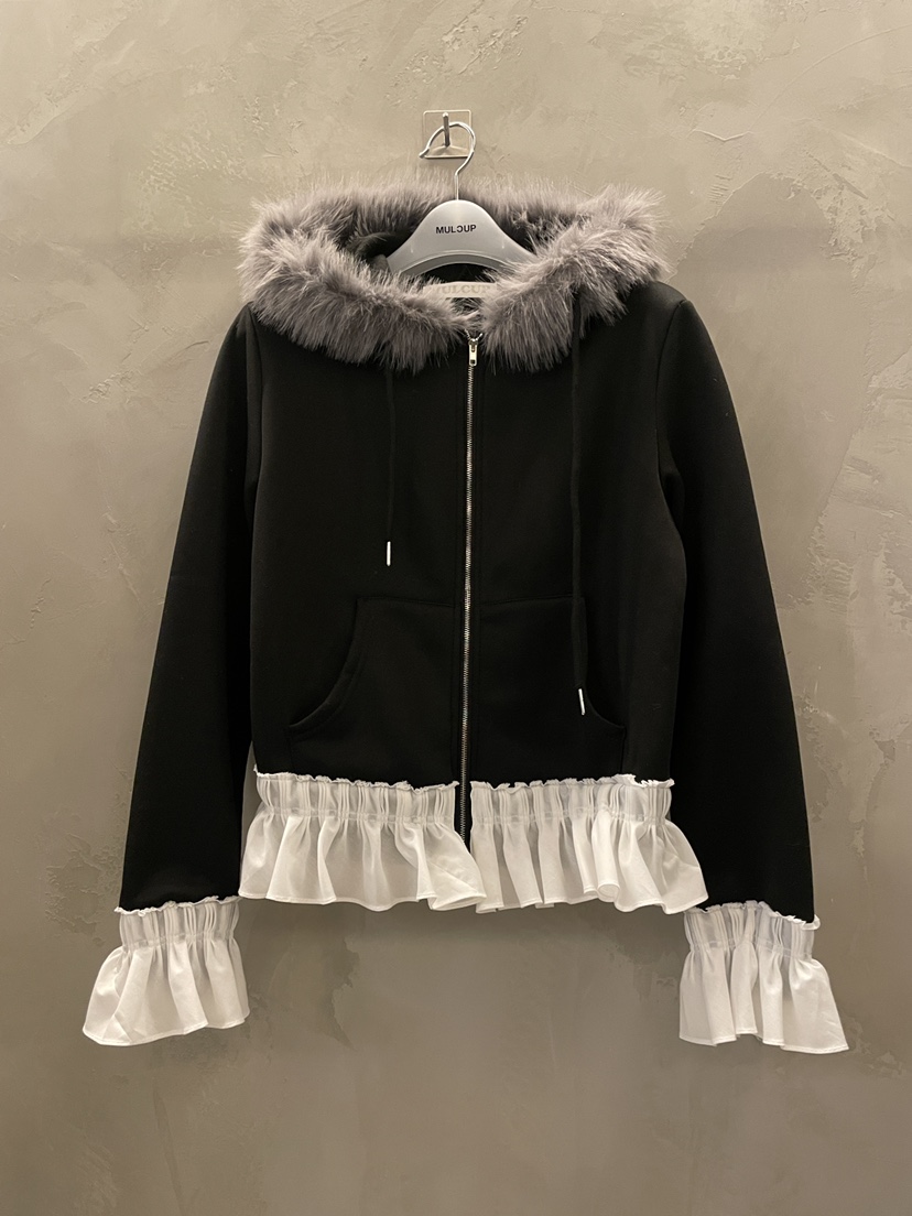 MULCUP韓國直郵㊣女士新品真品職業休閑推薦時尚夾克拉鏈狐貍MULCUP夾克圖色2