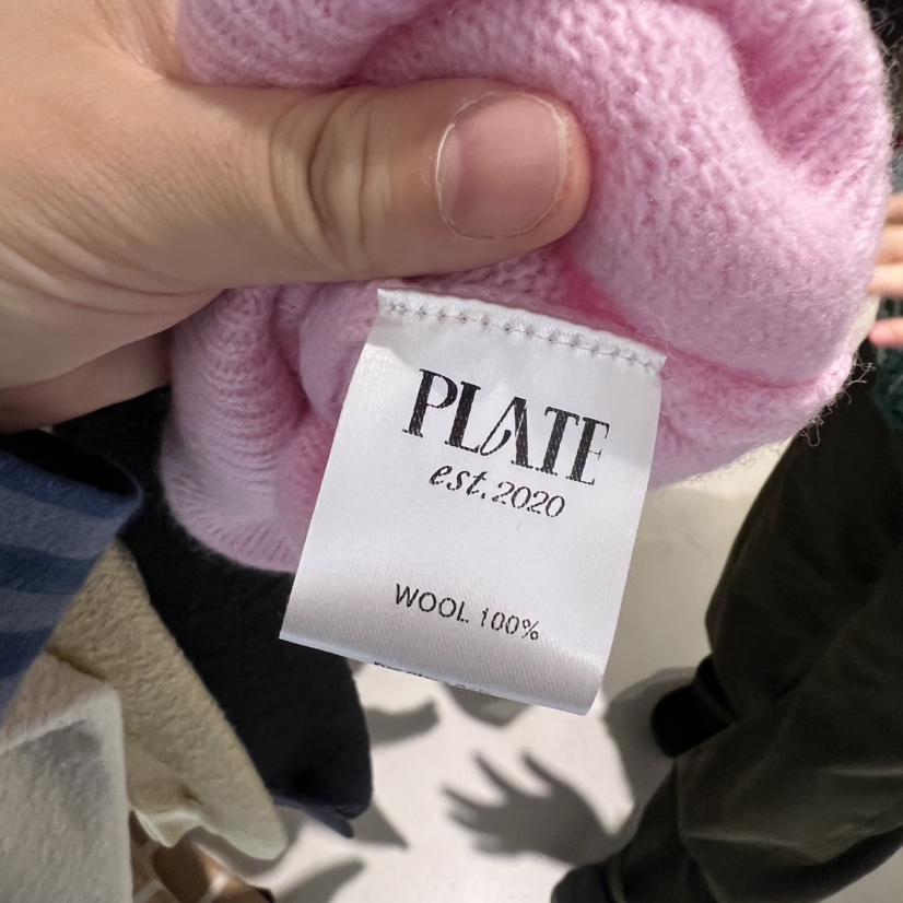 PLATE韓國直郵㊣女士新款熱賣人氣25秋冬推薦休閑職業針織衫PLATE針織衫