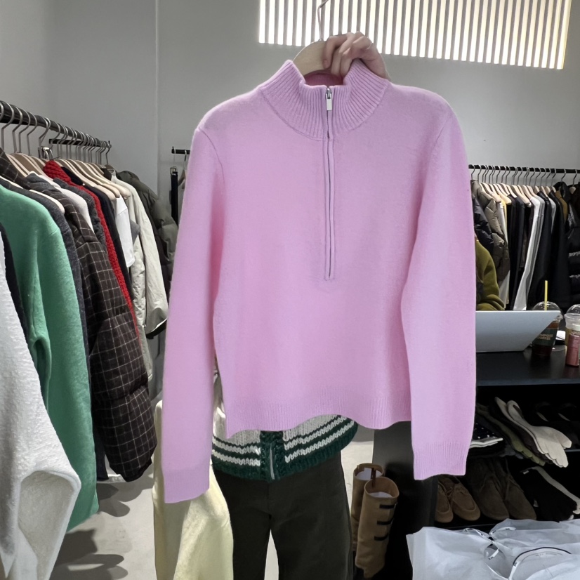 PLATE韓國直郵㊣女士新款熱賣人氣25秋冬推薦休閑職業針織衫PLATE針織衫圖色1