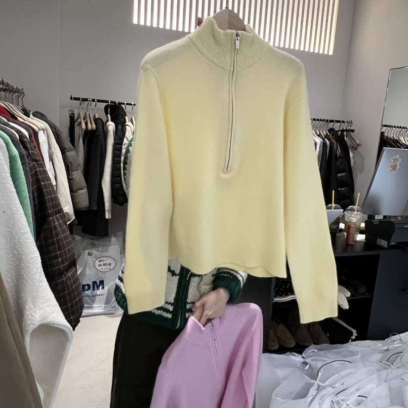 PLATE韓國直郵㊣女士新款熱賣人氣25秋冬推薦休閑職業針織衫PLATE針織衫圖色2