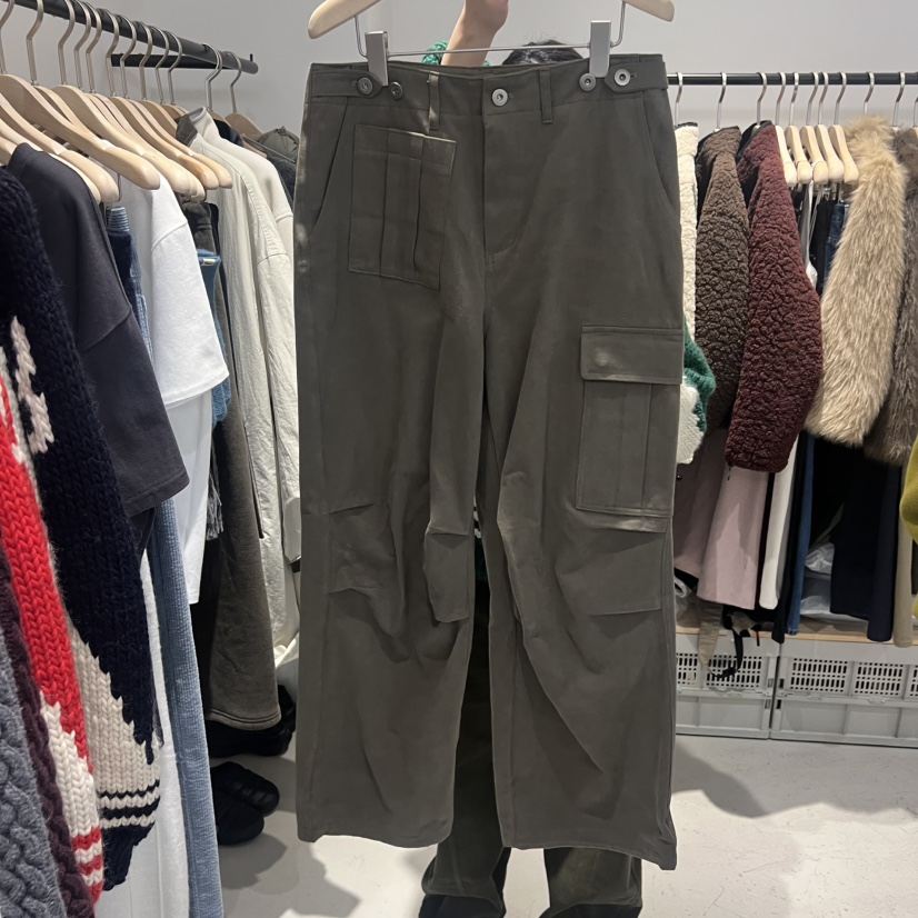 PLATE韓國直郵㊣女裝新款25秋冬職業時尚人氣推薦真品休閑褲PLATE休閑褲圖色1