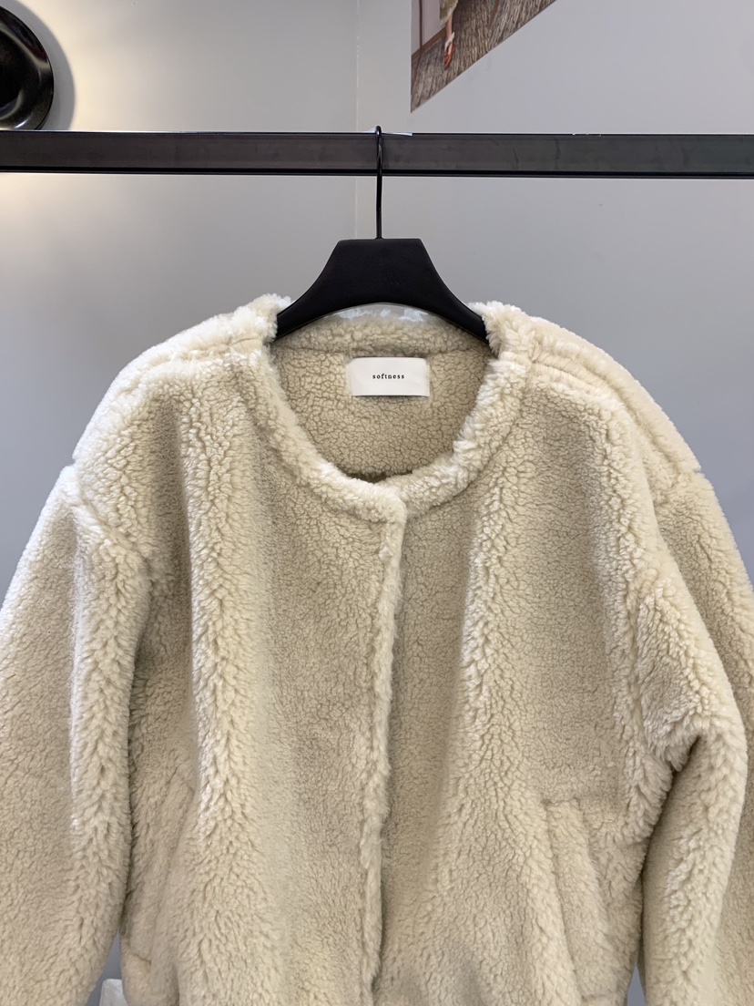 SOFTNESS韓國直郵㊣女裝新品推薦職業時尚真品25秋冬夾克羊毛Softness/Cosmic夾克